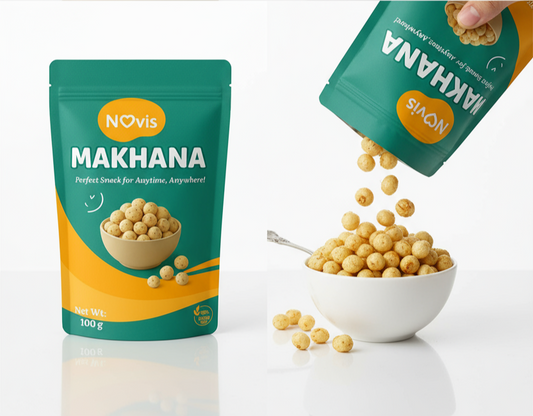 Pack of 2 Fuel Your Workout with Protein-Rich Novis Makhana