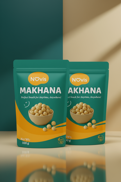 Pack of 2 Fuel Your Workout with Protein-Rich Novis Makhana